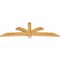 Ekena Millwork Davenport Rough Sawn Timber Gable Bracket, Western Red Cedar, 108"W x 36"H x 4"D x 6"F, 8/12 Pitch GBW108X36X0406DAV00RWR - alternate 5